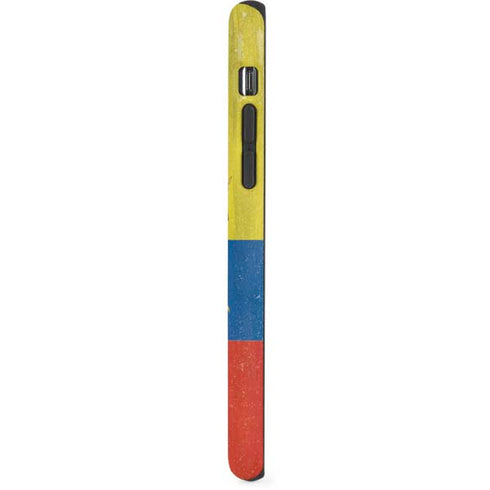 Ecuador Flag Distressed iPhone XS Pro Case